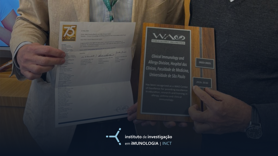 Mais 4 anos como Centro de Excelência! — a Disciplina de Imunologia Clínica e Alergia do HC-FMUSP recebe da World Allergy Organization (WAO) o título de Centro de Excelência para 2026-2030